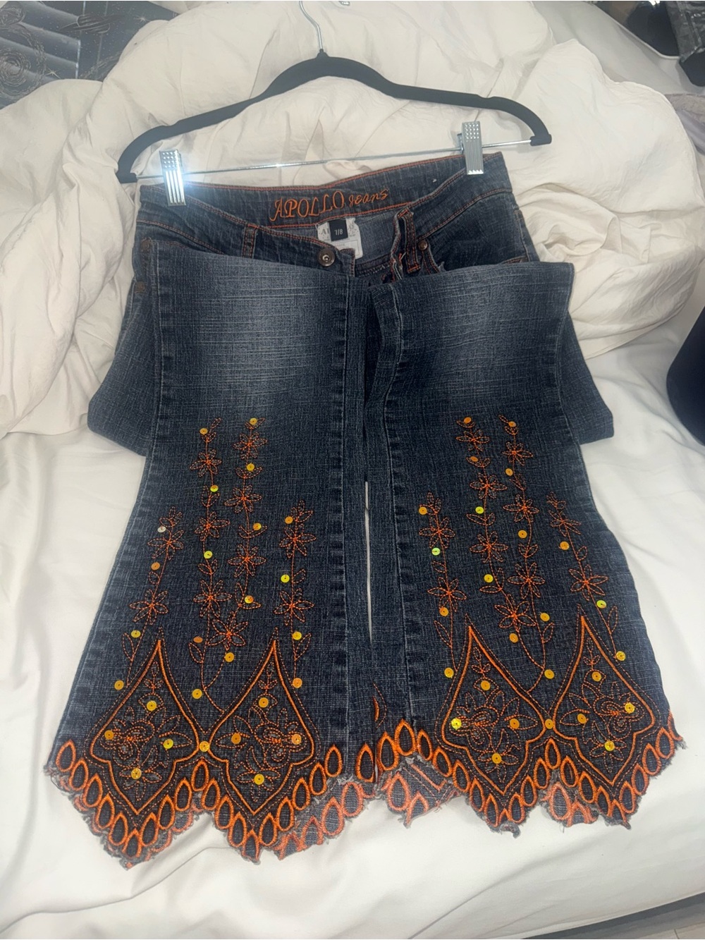 Vintage Y2k Apollo Embroidered Jeans